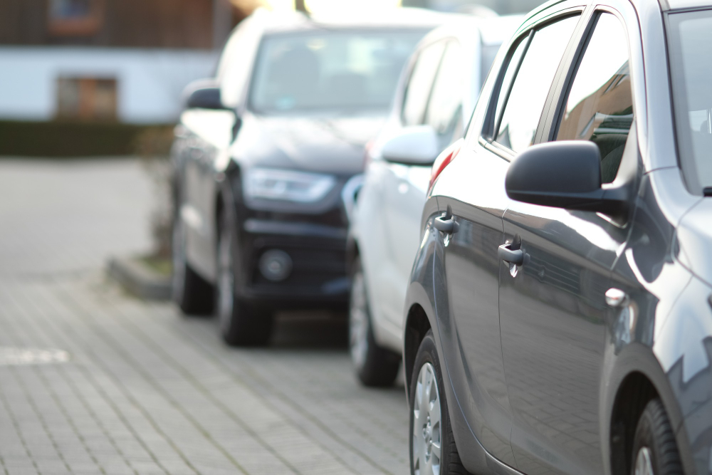 carros estacionados