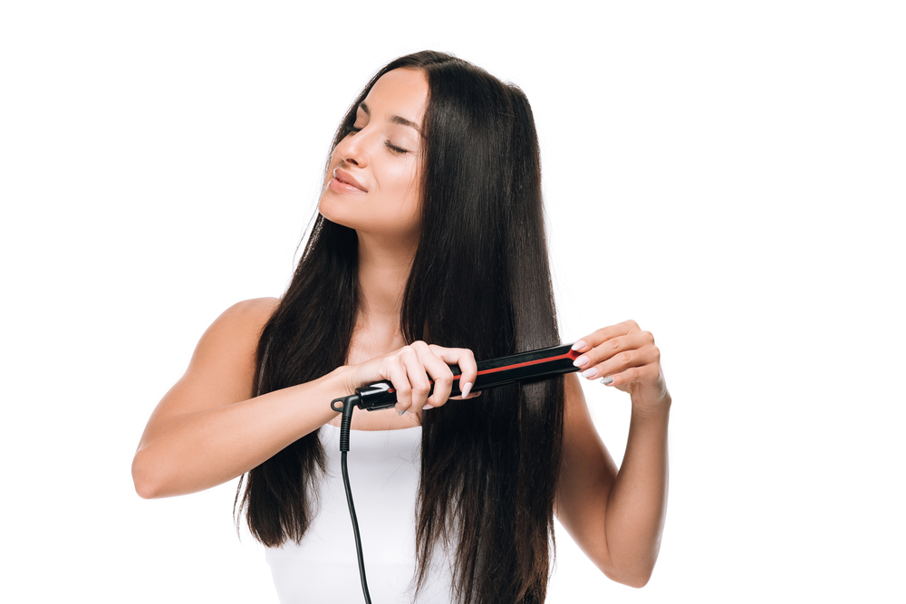 alisar o cabelo em casa