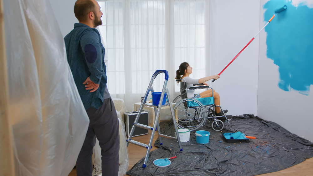 pintar a sala de casa